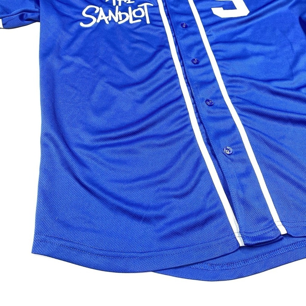 Sandlot Baseball Jersey Squints #5 Dodger Blue Stitched Men's Size Large - Picture 3 of 11